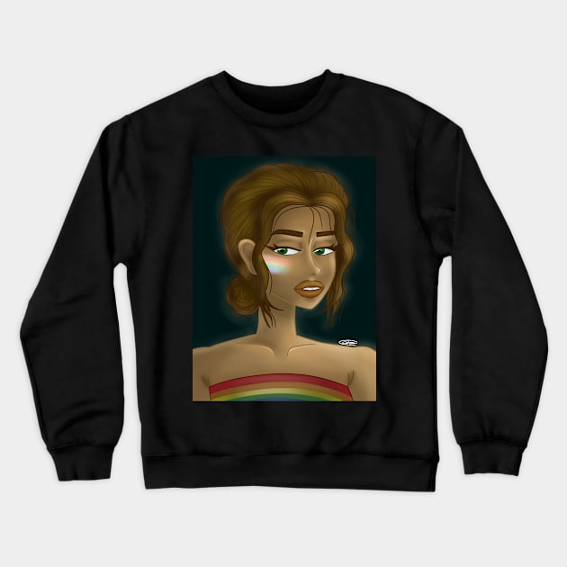 Pride Girl Crewneck Sweatshirt by Cute and Simple